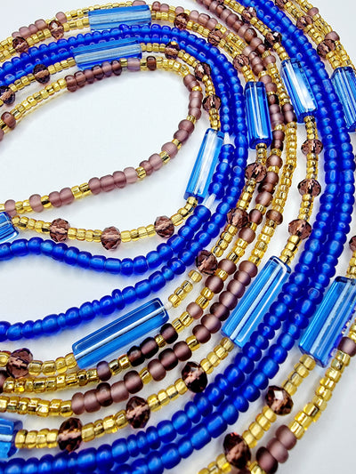 Blue Krystal Bar Set